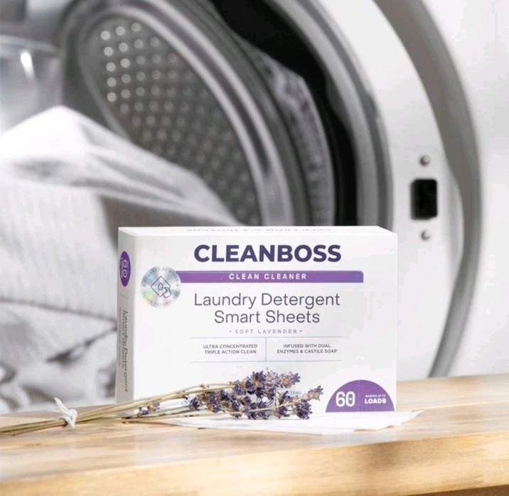 Clean Boss 2pk Powerful Laundry Smart Sheets: Up to 120 Loads-Coconut gallery