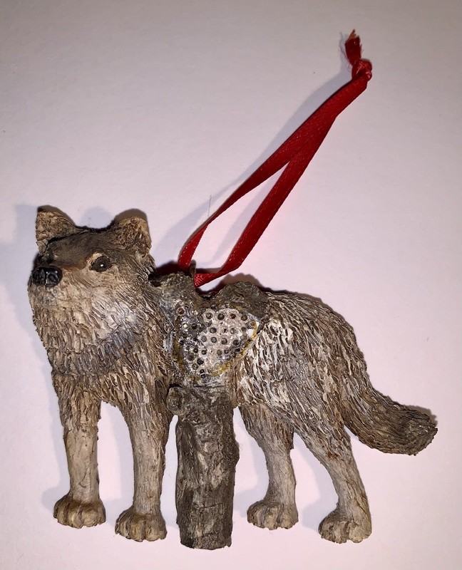 Wolf Ornament Smith River Forge USA gallery