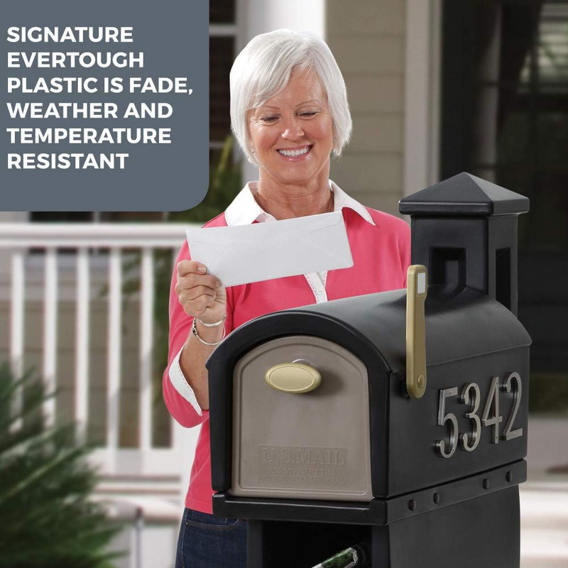 Step2 Mailmaster Hudson Mailbox, Magnetic Door, Large Newspaper Holder, Heavy-Du gallery
