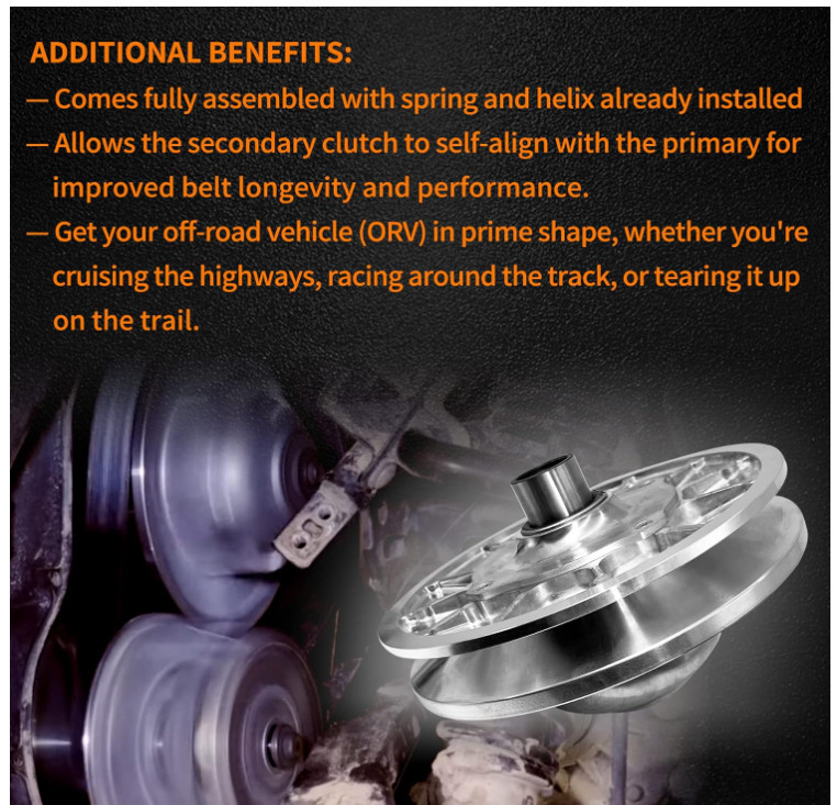 Secondary Clutch, Compatible with 2016-2021 Polaris RZR (select models) gallery