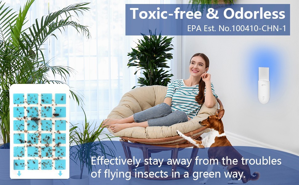 Indoor Electronic Insect Trap Plug-In Flying Bug Catcher Traps [2 Pack] gallery