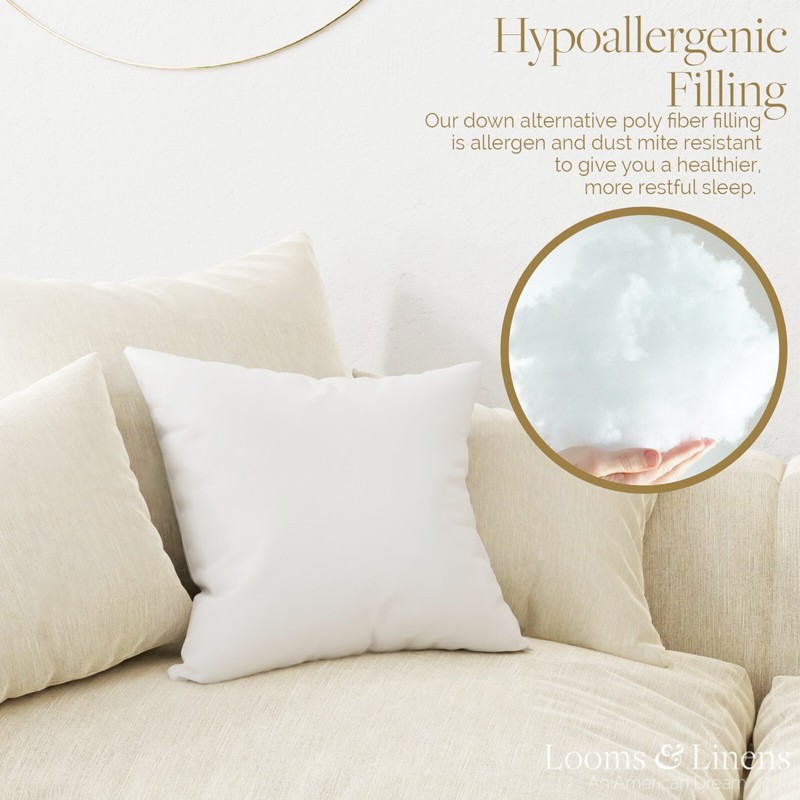 Throw Pillow Form Inserts Hypoallergenic Pillow Stuffing Made in USA Pack of 1 gallery