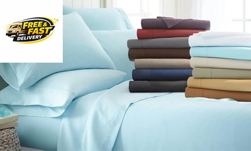 Top Split King Flex Head Sheet Set for Sleep Number Mattress Fits Deep Pocket gallery