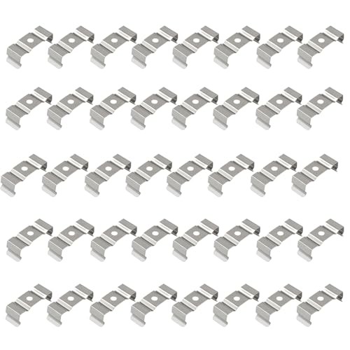 Murtenze T8 Led Light Clips Bracket Hanger for Integrated Tube Light T8 x 40 gallery