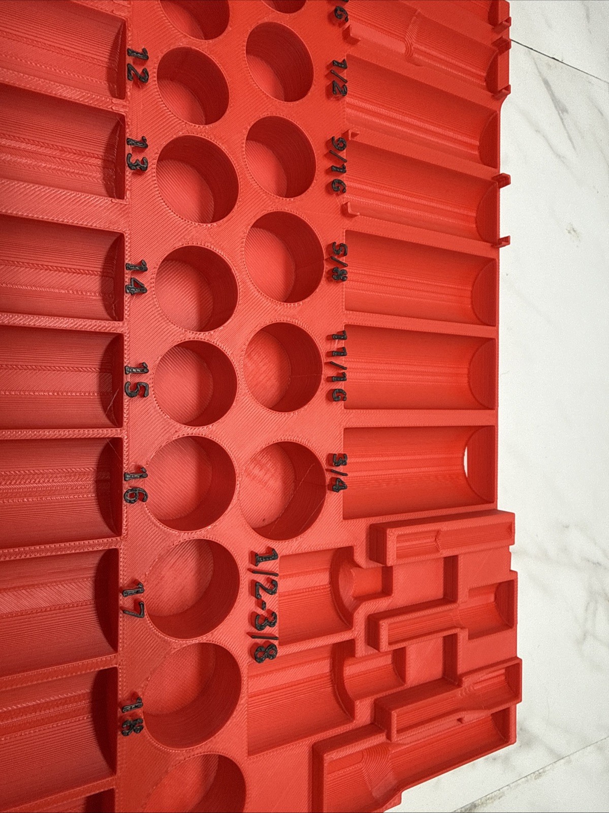 3/8 Socket Organizer for Milwaukee PACKOUT Low Profile 48-22-8436- INSERT ONLY gallery