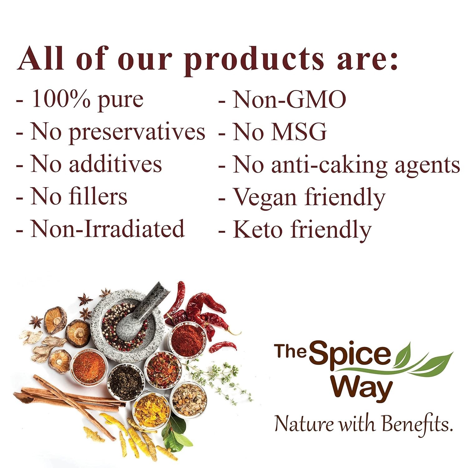 Pure 100% Ground Sumac Spice, No Salt, No GMO, No Irradiation, Sumac Seasoning gallery