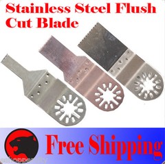 3 SS Flush Oscillating Multi Tool Saw Blade For Dremel Bosch Fein Multimaster