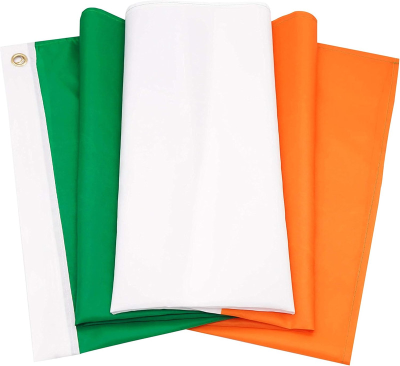 DANF Ireland Flag 3X5 Ft Thick Polyester, Fade Resistant, Brass Grommets, Canvas gallery
