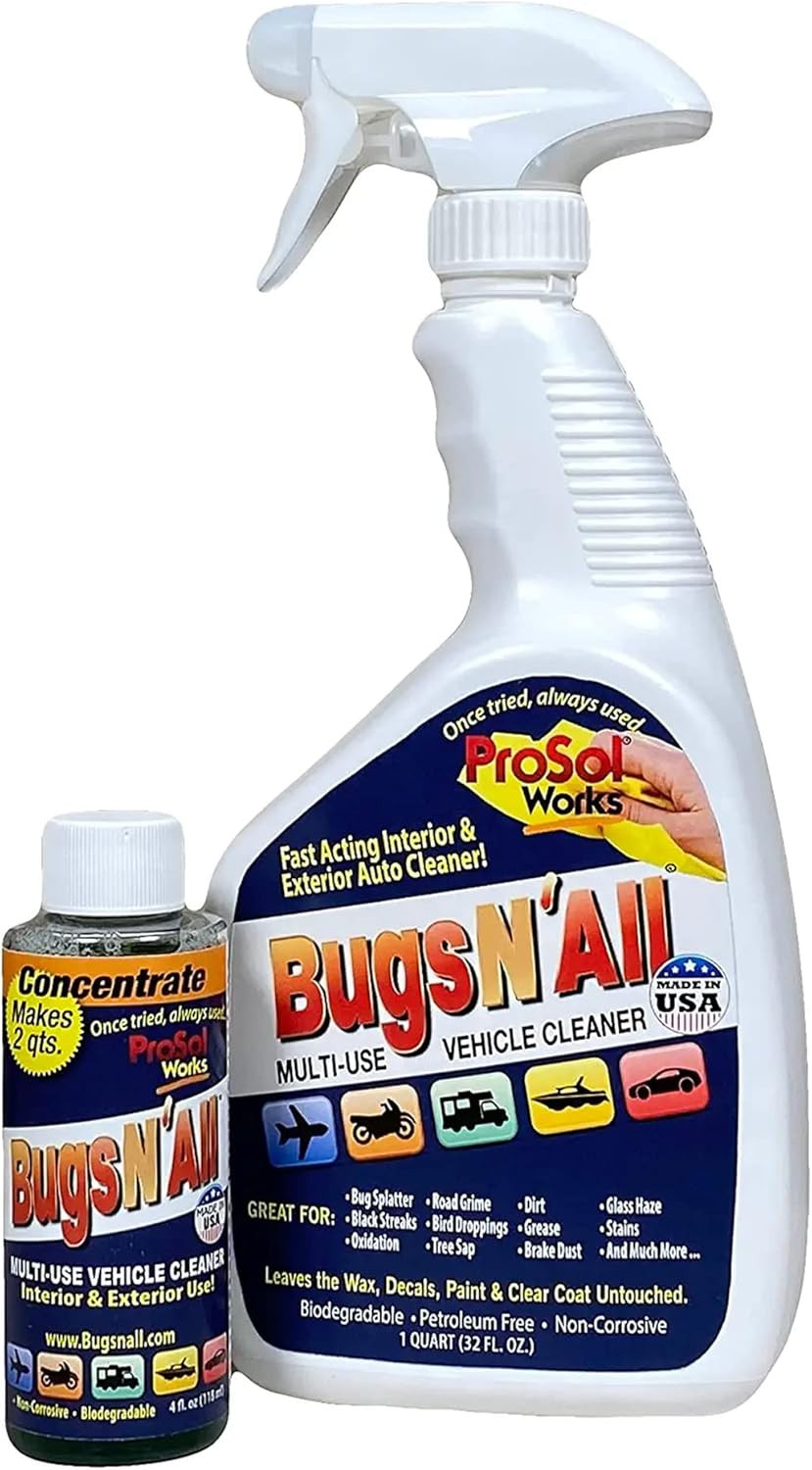 Bugs N’ All Multipurpose Car Cleaner & Degreaser - Bug & Tar Remover Concentrate gallery