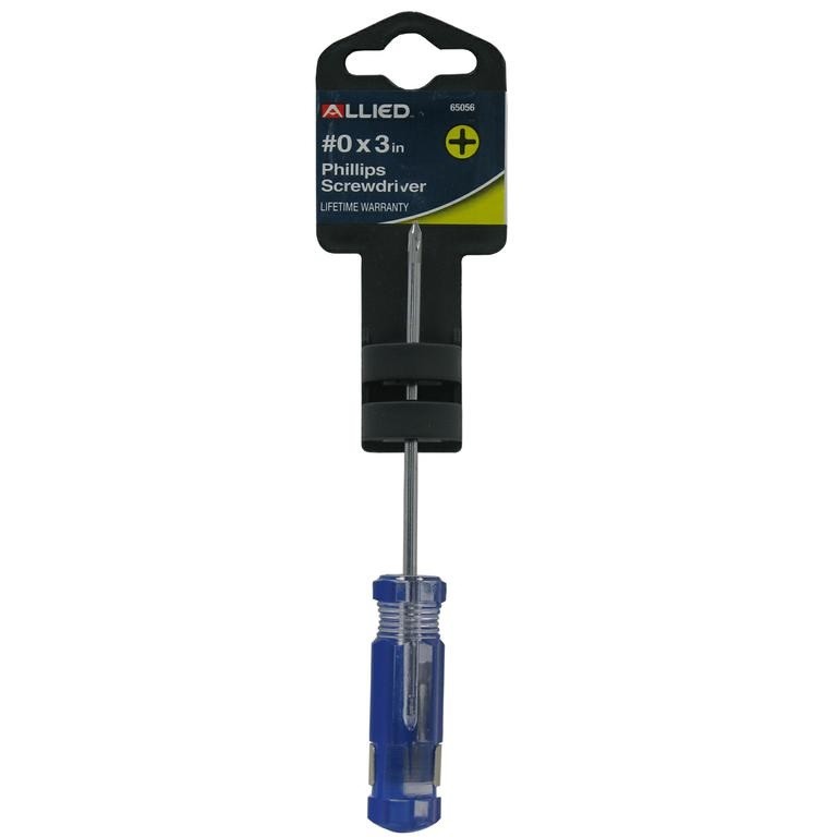 Allied Tools Phillips screwdriver - #0 x 3inch pocket Phillips (65056) gallery