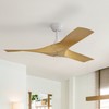 Modern Bedroom Ceiling Fan W/Remote & 6 Speed Timer Reversible DC Indoor Outdoor gallery