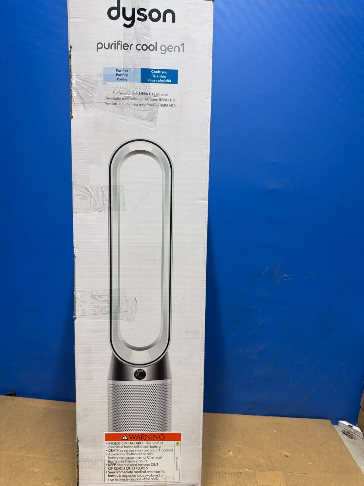 OPEN BOX - Dyson Purifier Cool Gen1 TP10 Tower Air Purifier -664609-01(White) gallery