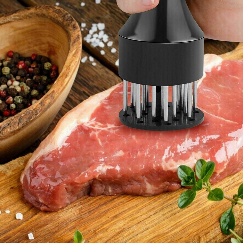 Meat Tenderizer Tool 21Needles Stainless Steel for Tenderizing Kitchen Tool USA gallery