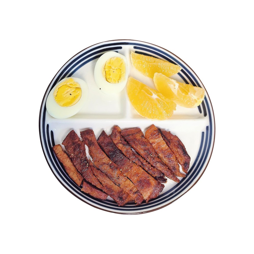 8-Inch Ceramic Portion Control Plate Healthy Meal Balance((Adult diet Divider...