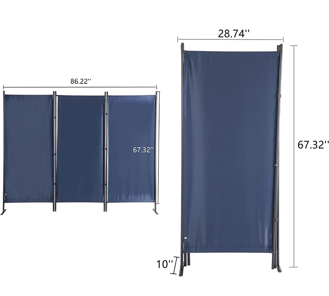 3 Panels Blue Divider gallery