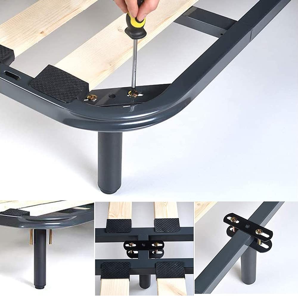 4 Pcs Adjustable Height Center Support Leg for Bed Frame, Bed Center Slat Hea... gallery
