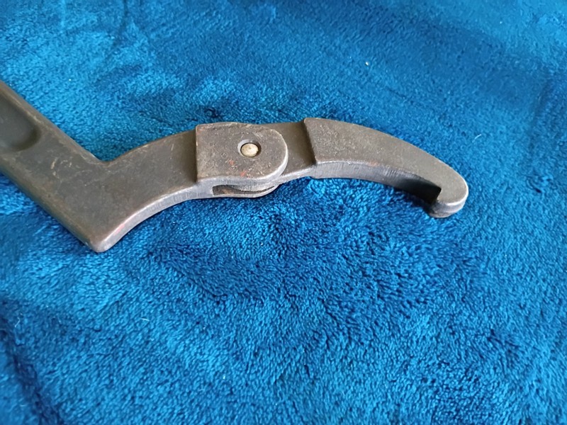 Vintage Williams 474 Adjustable Hook Spanner Wrench 2" to 4-3/4" USA . gallery