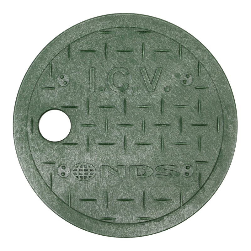 10 In. X 15 In. Rectangular Valve Box Cover Green ICV Durable Plastic Material gallery