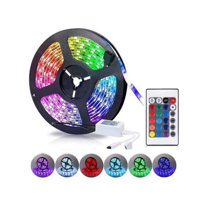 15M USB LED Strip Remote Control | 5050 RGB LED strip for interior decoration gallery