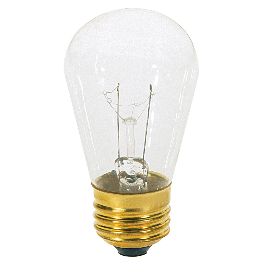 20 Pack CLEAR Patio String Light Sign Bulb 120V 11W S14 Medium E26 Base 11S14/CL gallery