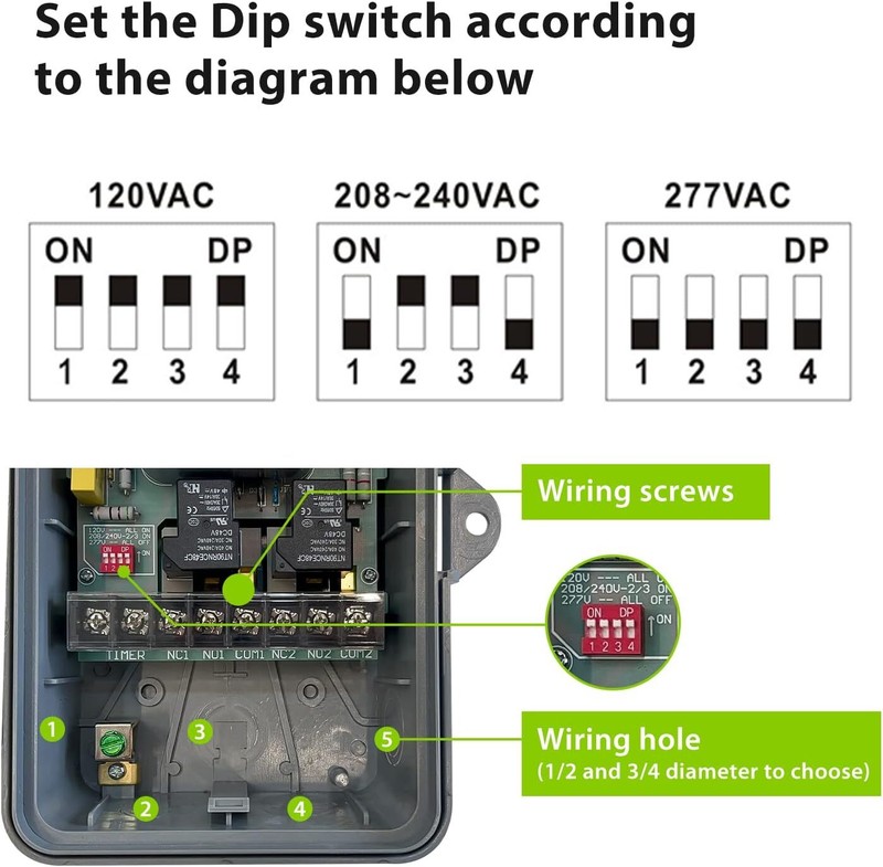 BN-LINK Pool Pump Timer, Outdoor Digital Timer Box Heavy Duty 7-Day Programmable gallery