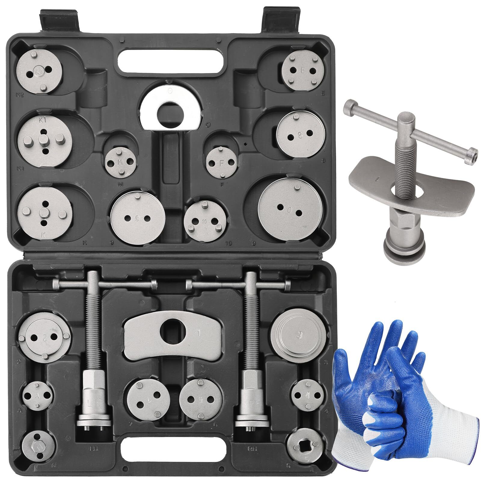 24pcs Brake Caliper Tool, Heavy Duty Disc Brake Caliper Tool Set, Wind Back Kit gallery