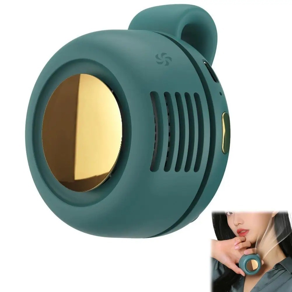 2026 New Mini Portable Silent Bladeless Fan Small Clip On Shirt Waist Adjustable gallery