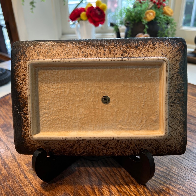 Kotobuki Ceramic Sushi Plate or Serving Platter 8 1/2" x 5 5/8" Japan gallery