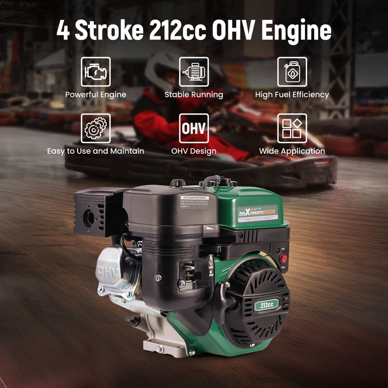 212cc 7HP Engine Motor Gas Pull Start Horizontal OHV Pressure Washers gallery