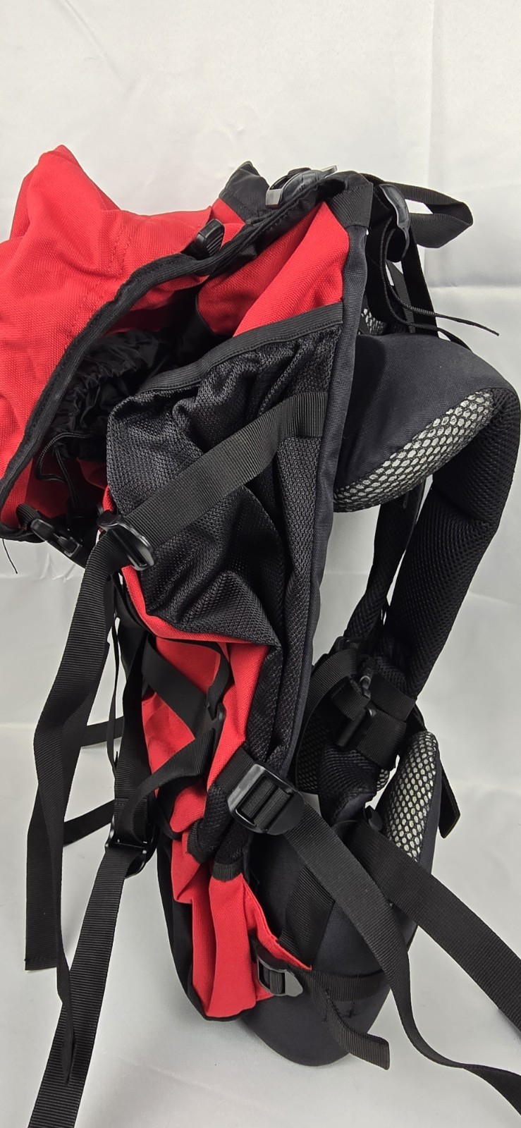 PakTek ToolPak Backpack Semi Rigid Frame  Red/Black 3