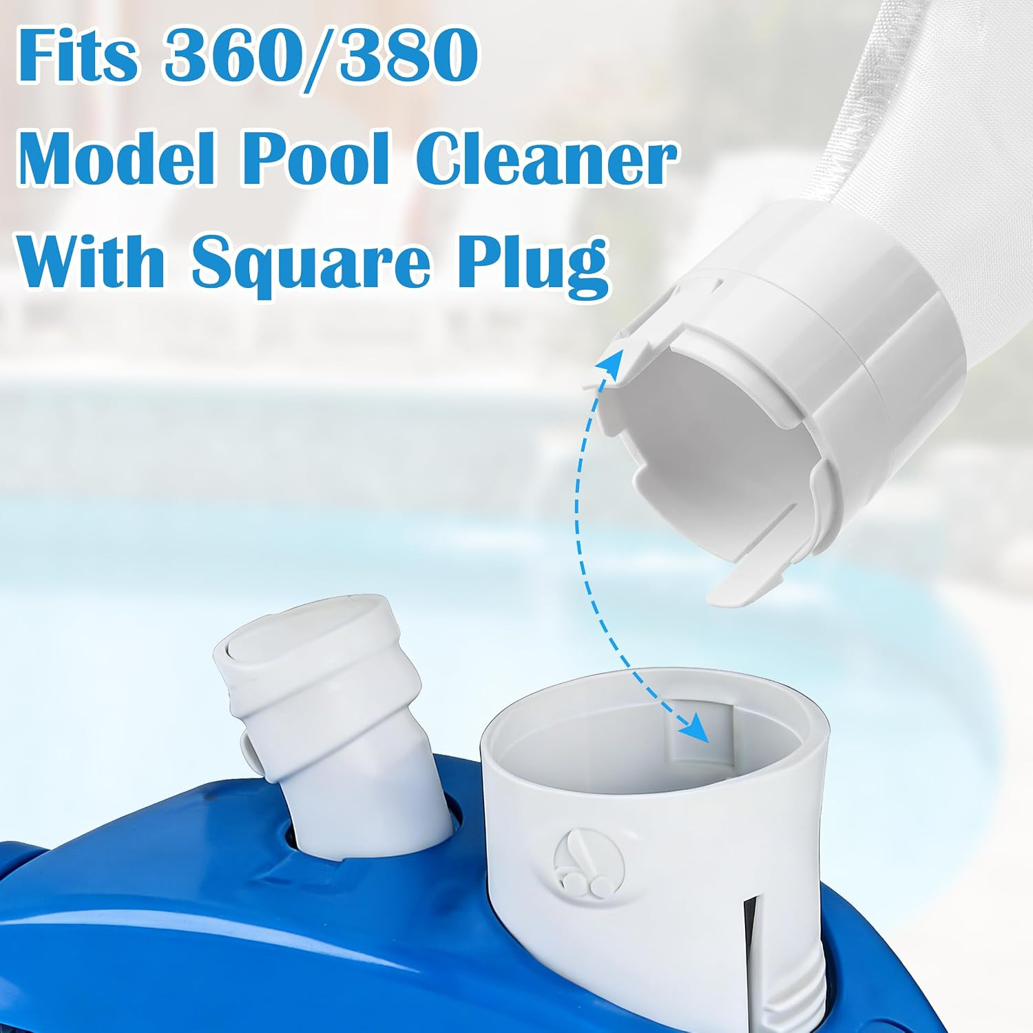 Pool Cleaner Bags, 3 Pack 360 380 Pool Sweep Bag, Nylon Mesh Pool Vacuum Bag ... gallery