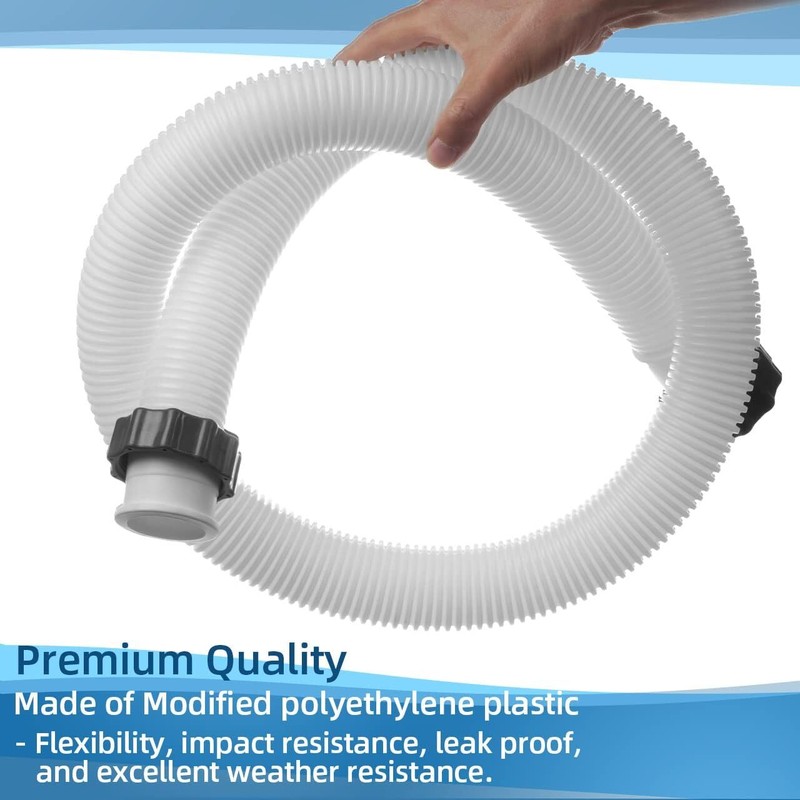 2Pack For Intex 1.5" Diameter Accessory Pool Pump Replacement Hose - 59" Long gallery