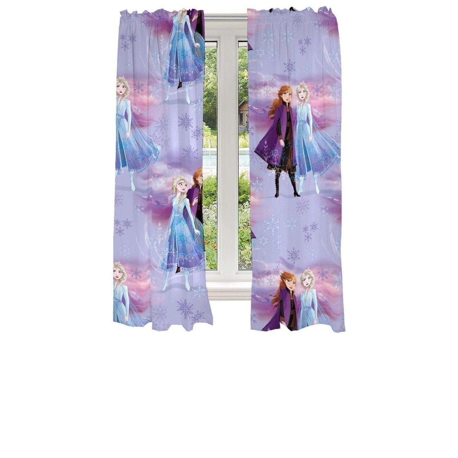 Disney Frozen 2 Room Window Curtains Drapes Set, 82 in x 63 in gallery