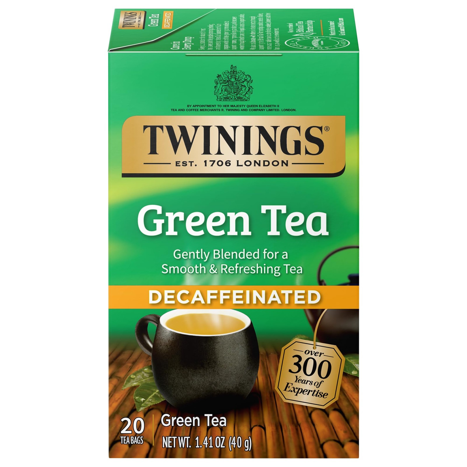 Twinings Decaffeinated Green Tea Individually 20 Count (Pack of 1), No Color gallery