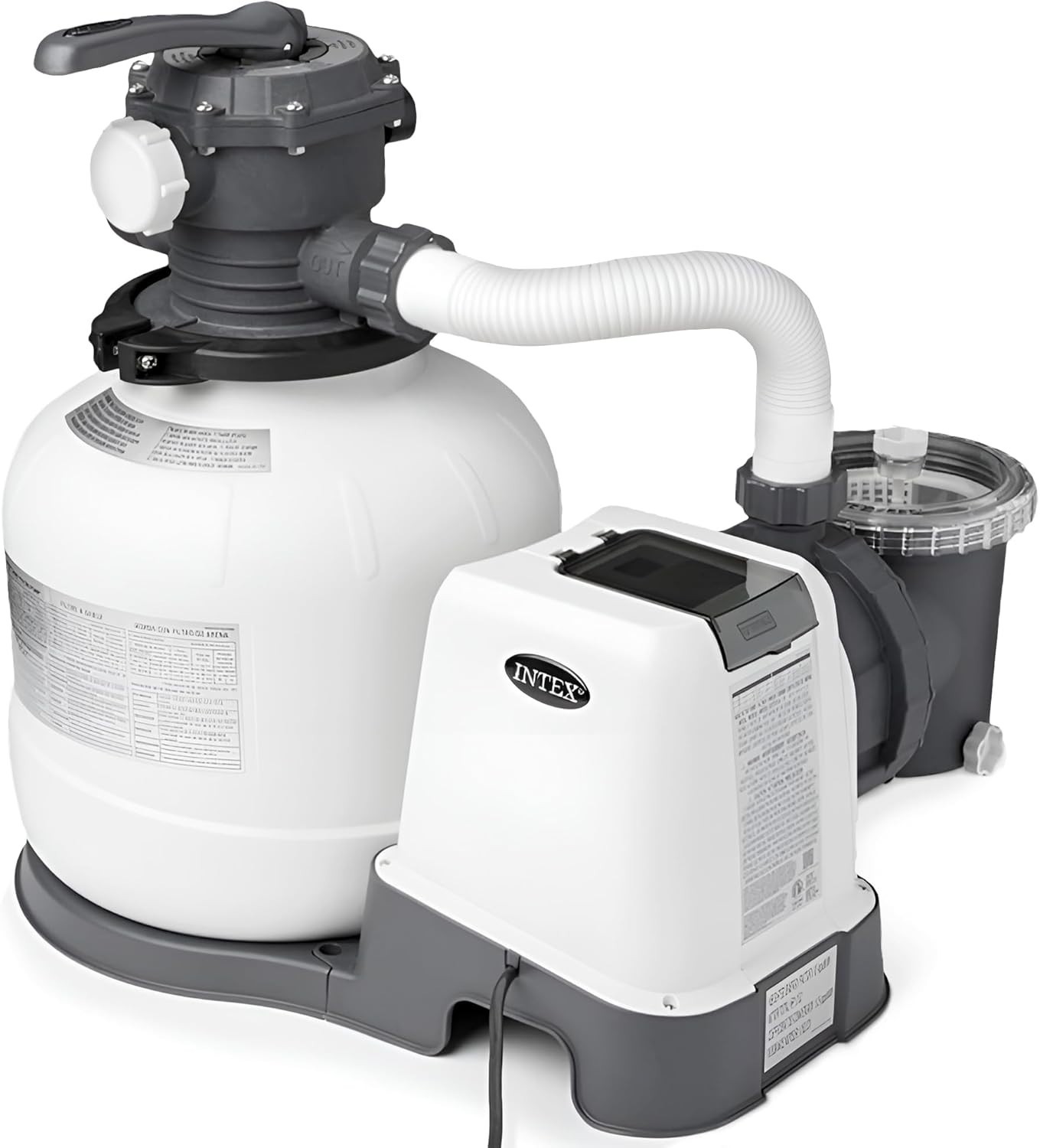 Intex Krystal Clear 2800 GPH Above Ground Swimming Pool Sand Filter Pump 26647EG gallery