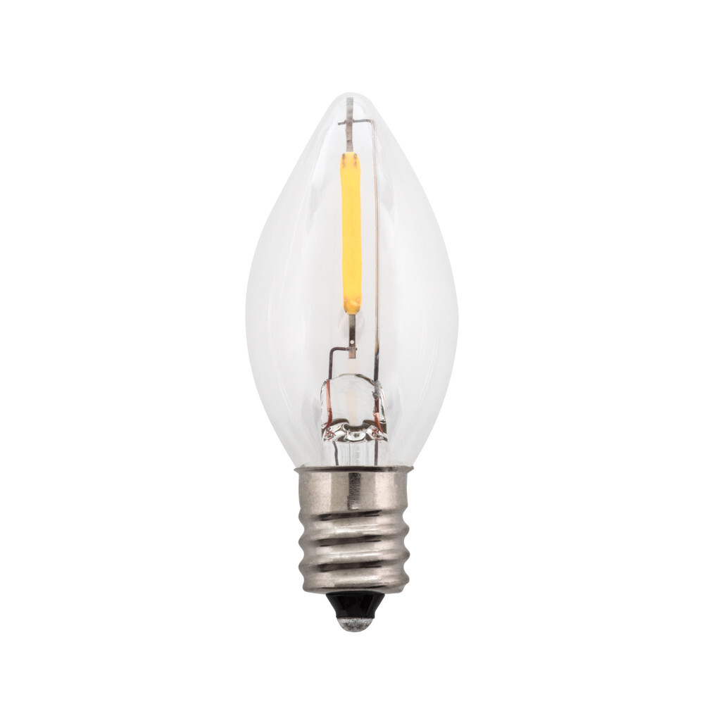 25 LED Replacement Light Bulbs for Night Lights C7 Base, 0.7w, 120v gallery