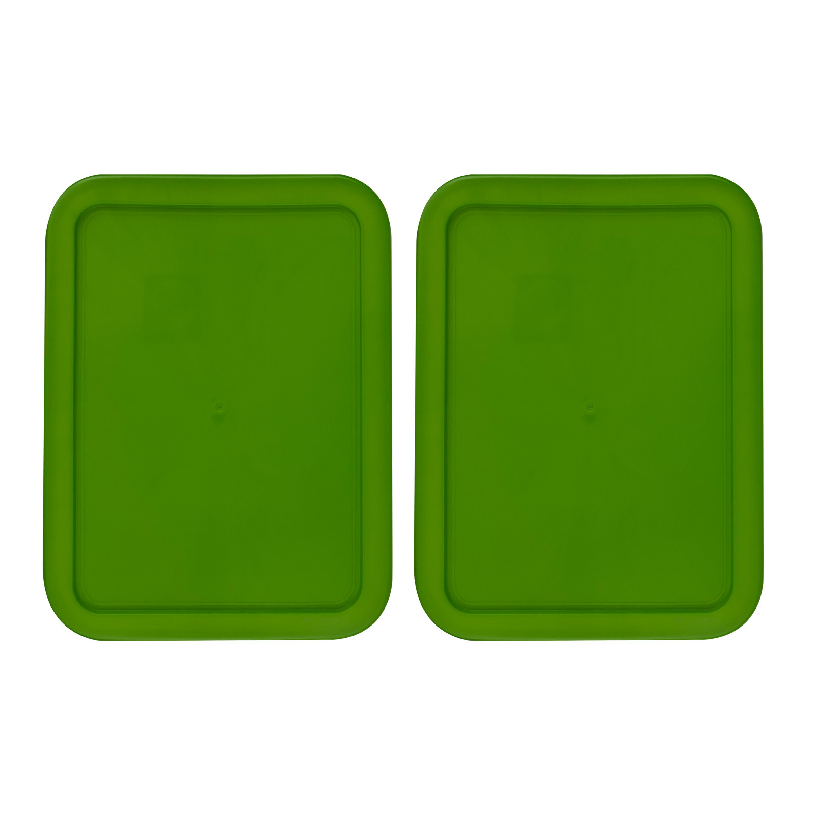 Replacement Lid for 6-CUP Pyrex Cover Rectangle (6.75" x 8.75") GREEN (2-Pack) gallery