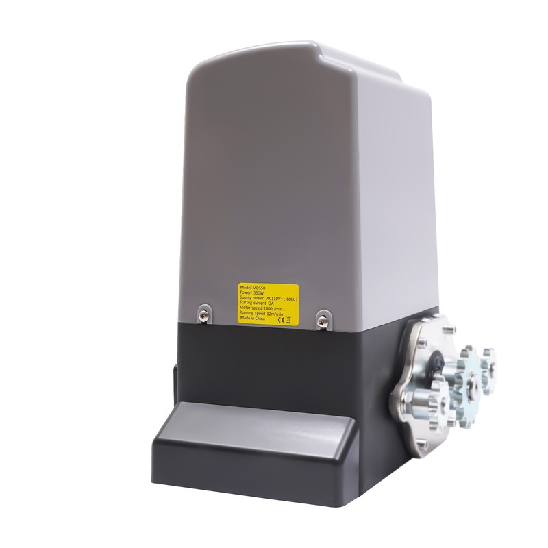 Automatic Sliding Gate Opener Electric Rolling Door Motor Kit 550W MAX.2500lb gallery