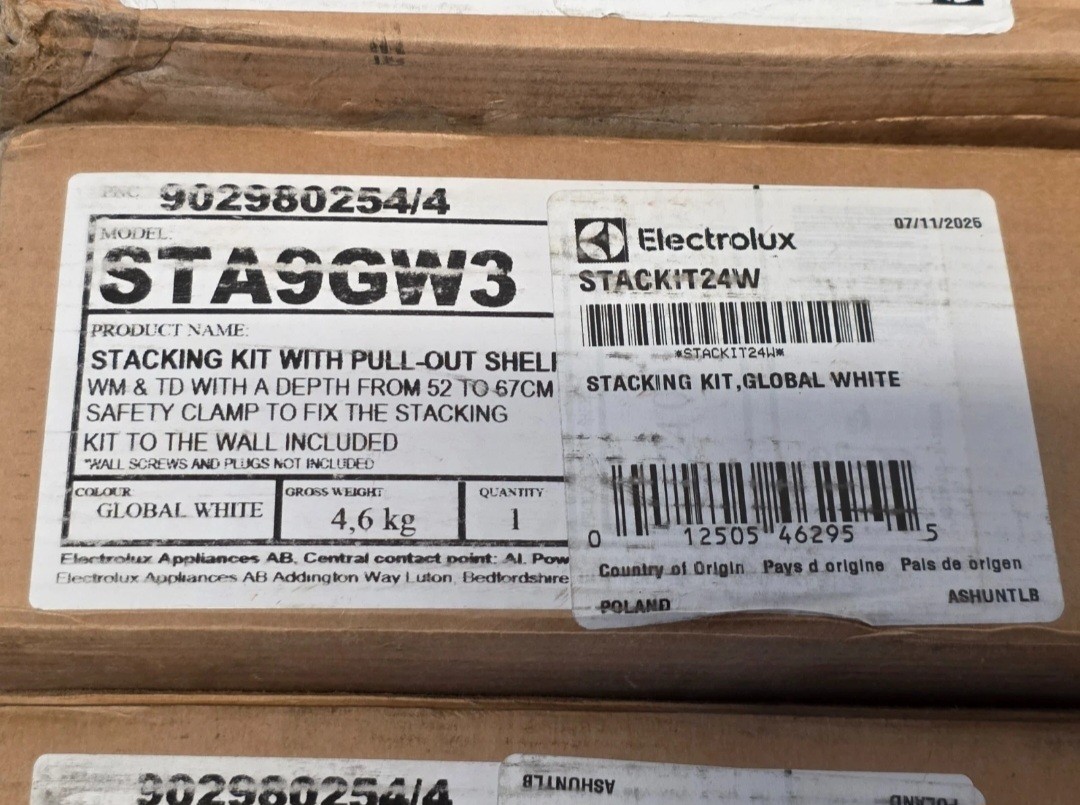 Electrolux Stackit24 - White Stacking Kit for Washer & Dryer gallery