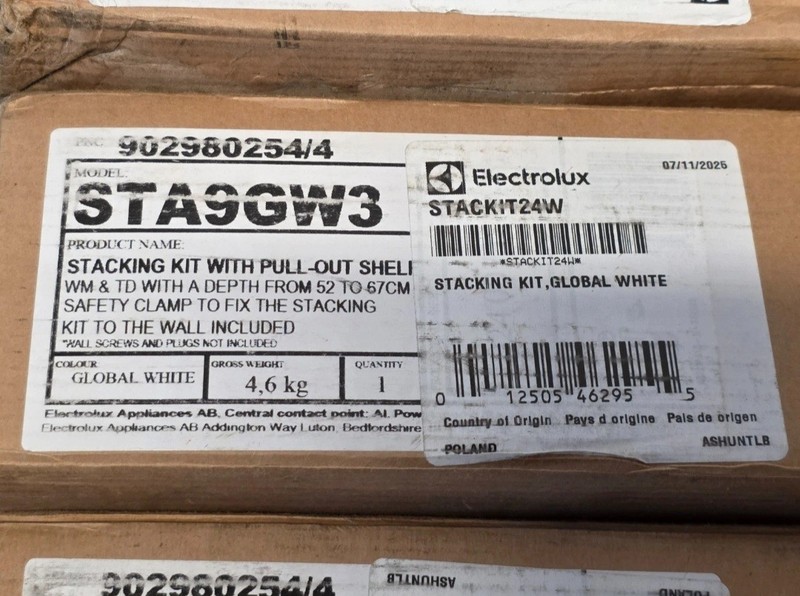 Electrolux Stackit24 - White Stacking Kit for Washer & Dryer gallery
