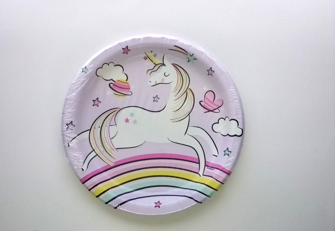 321 Party! Paper Plates Starry Unicorns gallery
