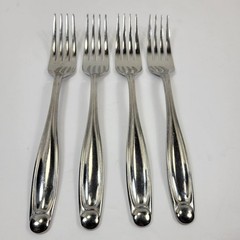 Oneida Alexandria 4 Dinner Forks 18/0 Stainless Flatware Glossy
