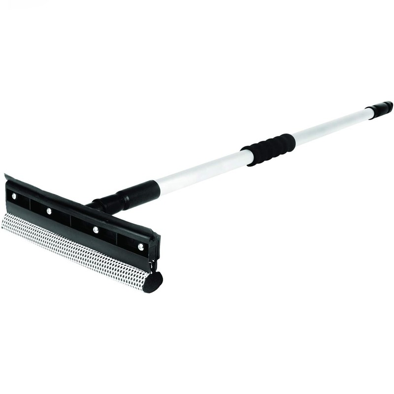 38" Extendable Window Squeegee Cleaner Long Handle Car Cleaning Window Glass gallery