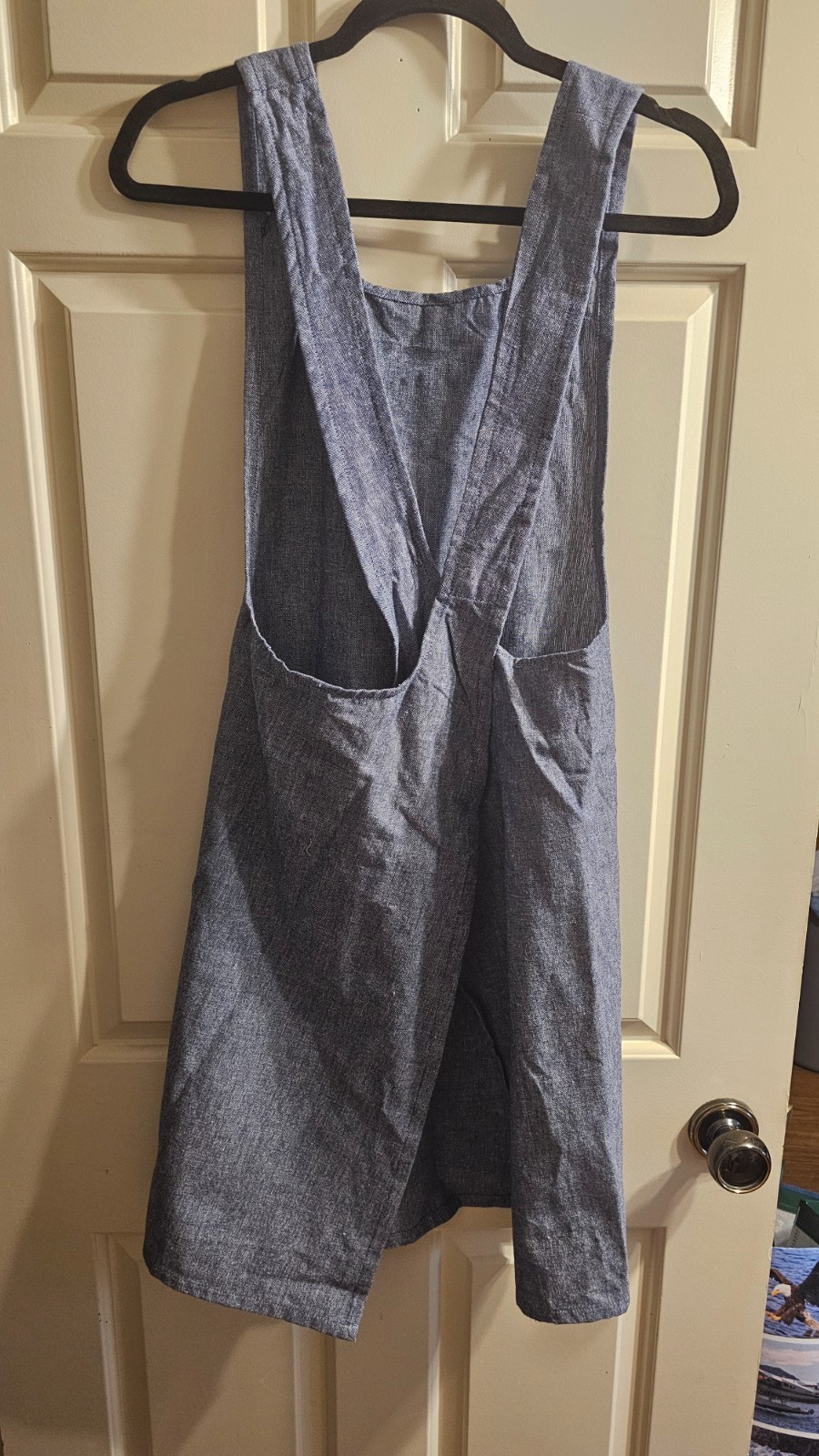 NWT Demdaco Crossover Apron, OSFM Meadow Flowers Pocket gallery