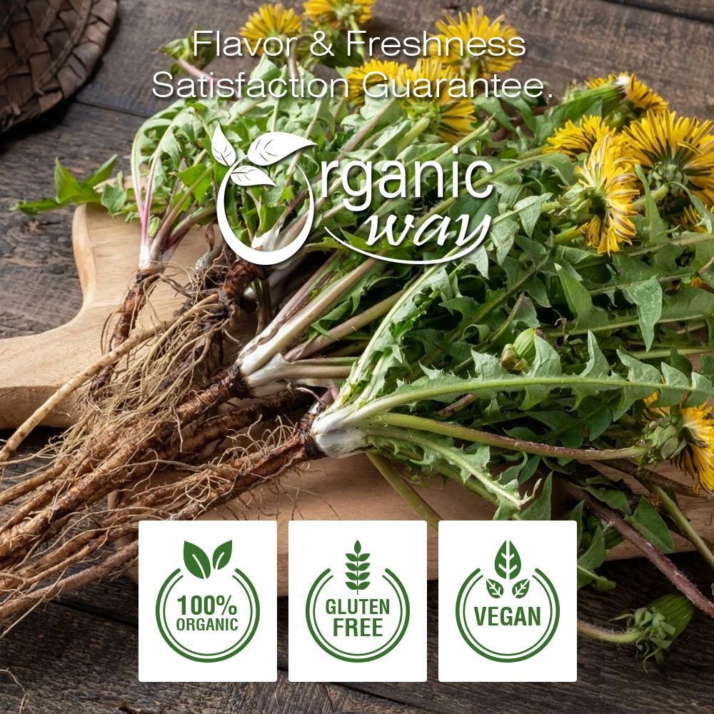 Organic Way Dandelion Root Powder - Herbal Tea| Organic, Kosher & USDA Certified gallery