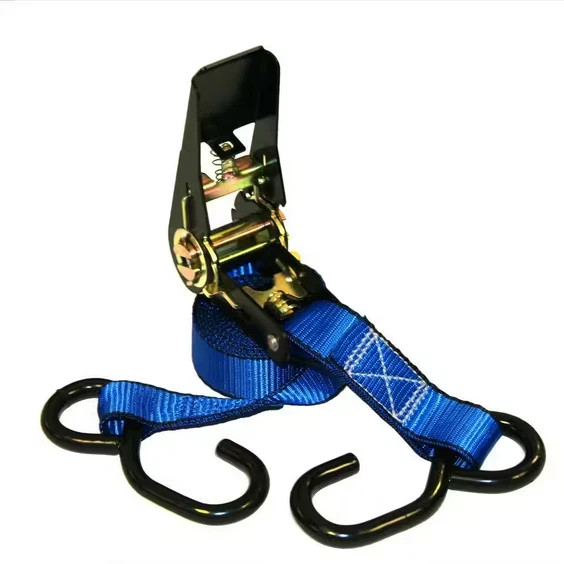 2-Pack 10ft Ratchet Tie-Down Straps 1200 lbs Break Strength Heavy Duty gallery