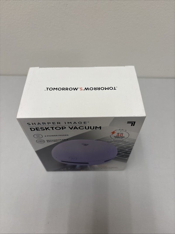 Sharper Image Desktop Cordless Handheld Vacuum Purple G30 gallery