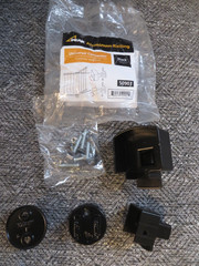 Peak Universal Connector Rail Kit Aluminum, Black, 50901