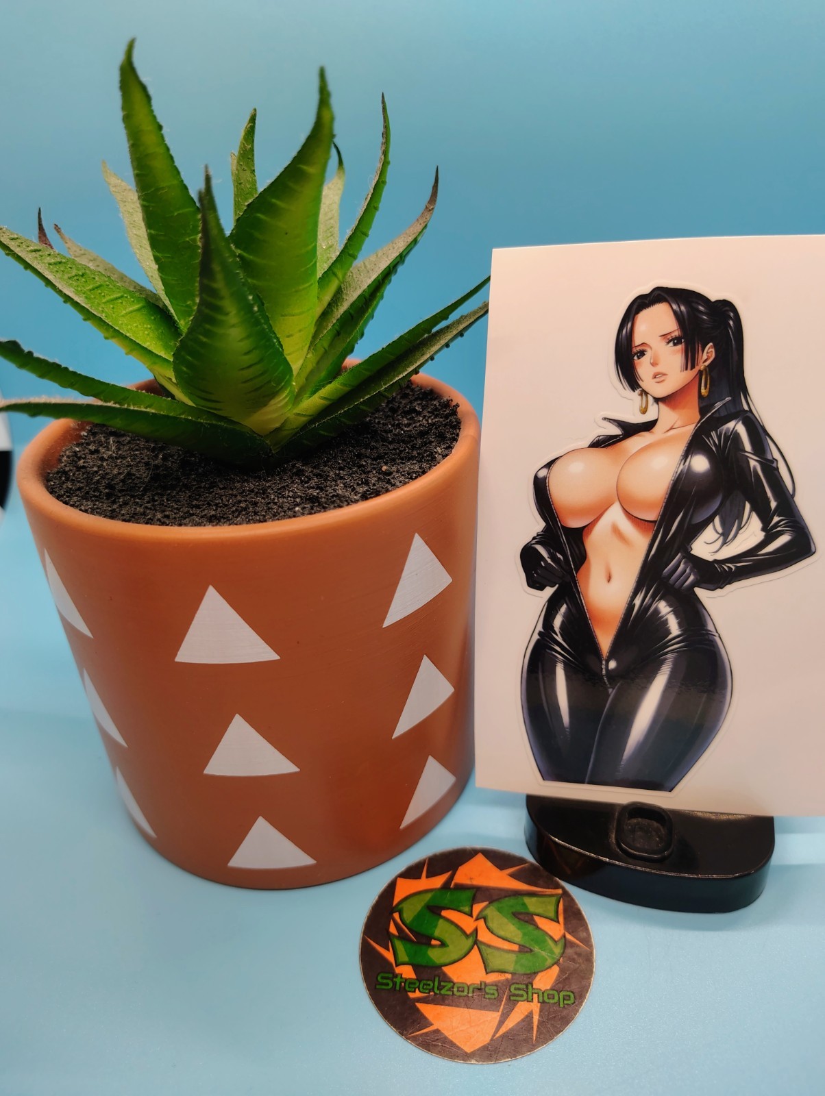 (4.5 Inches) One Piece - Boa Hancock (Oppai #7) - Water-Resistant Vinyl Sticker gallery
