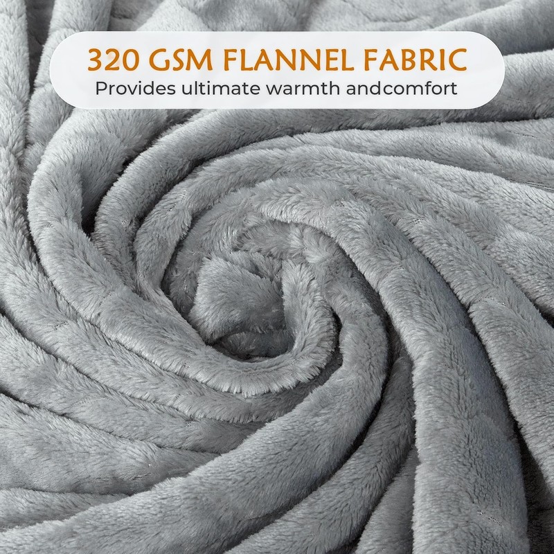 Fleece Blanket Super Soft Cozy Throw Blanket 50" x 60", Lightweight Fuzzy Comfy gallery